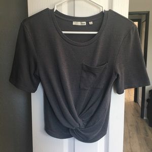 Aritzia Wilfred Free Twisted Crop